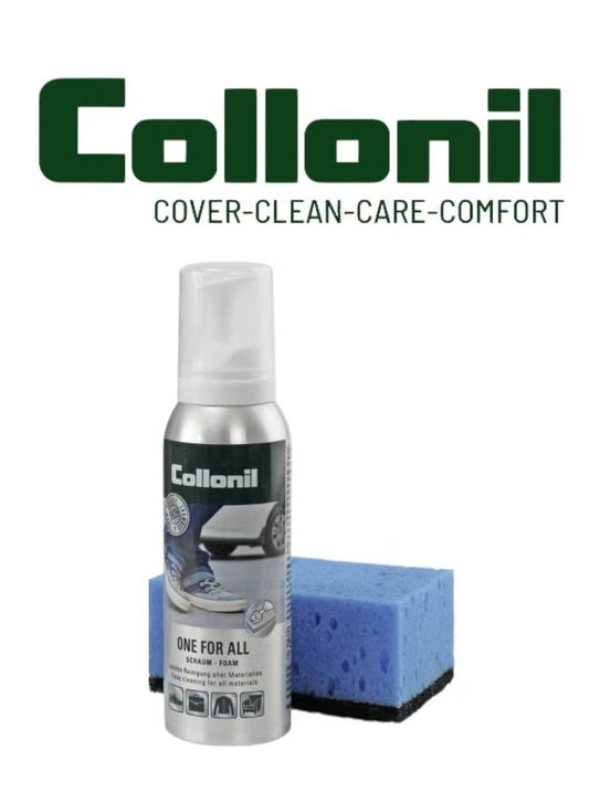 Collonil Carbon Lab One For All Foam Shoe Cleaning And Sponge Set 125 ML For All Materials
