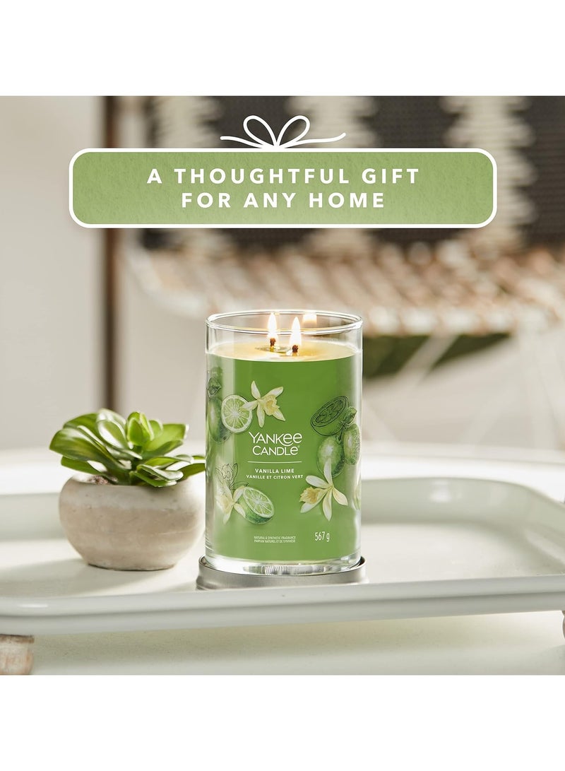 YANKEE CANDLE Vanilla Lime Candle Jar