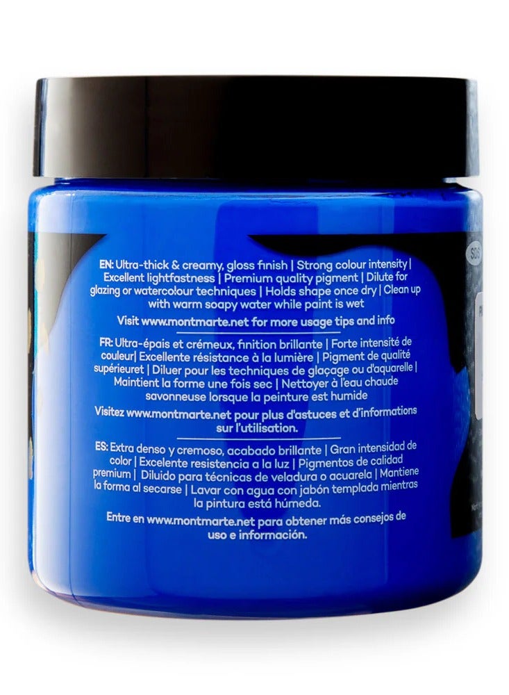 Mont Marte Cobalt Blue Acrylic Paint 250ML