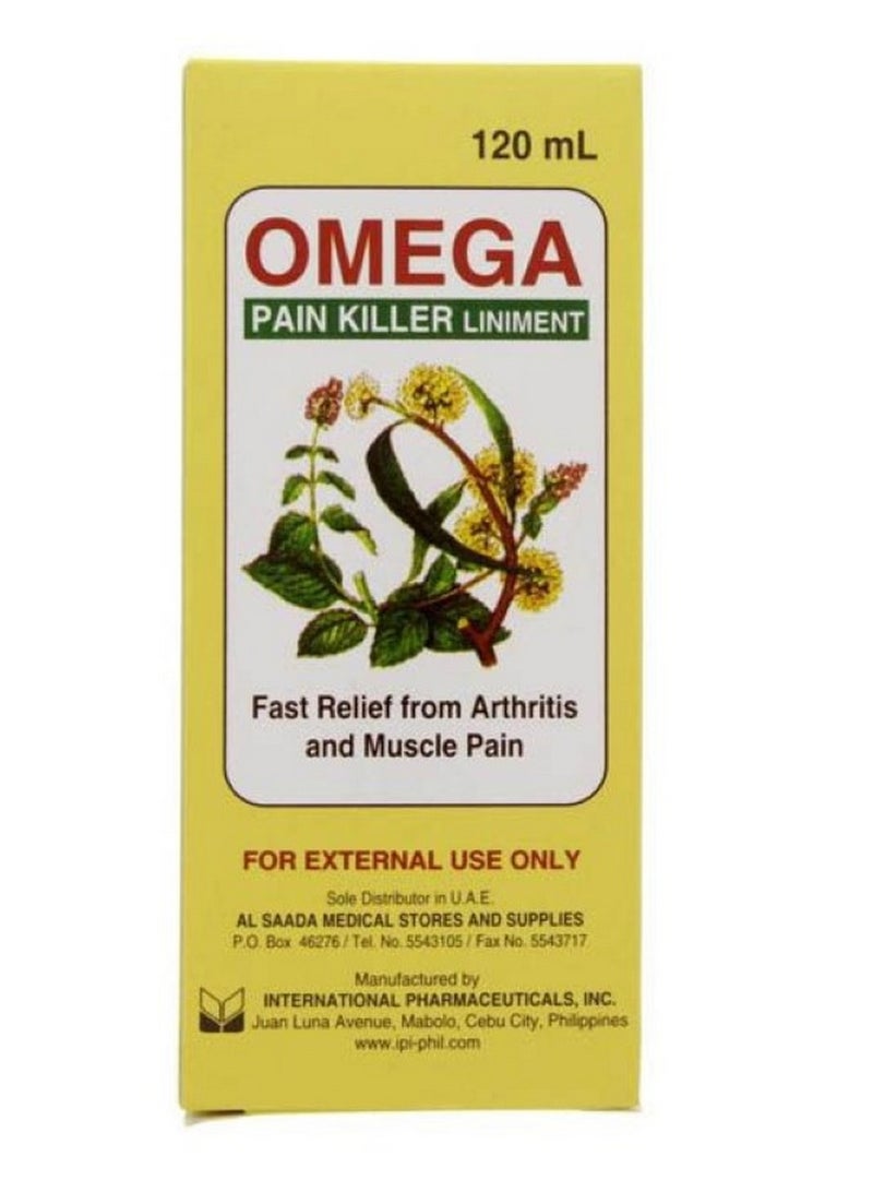 Omega Pain Killer Liniment 120 ML - Omega