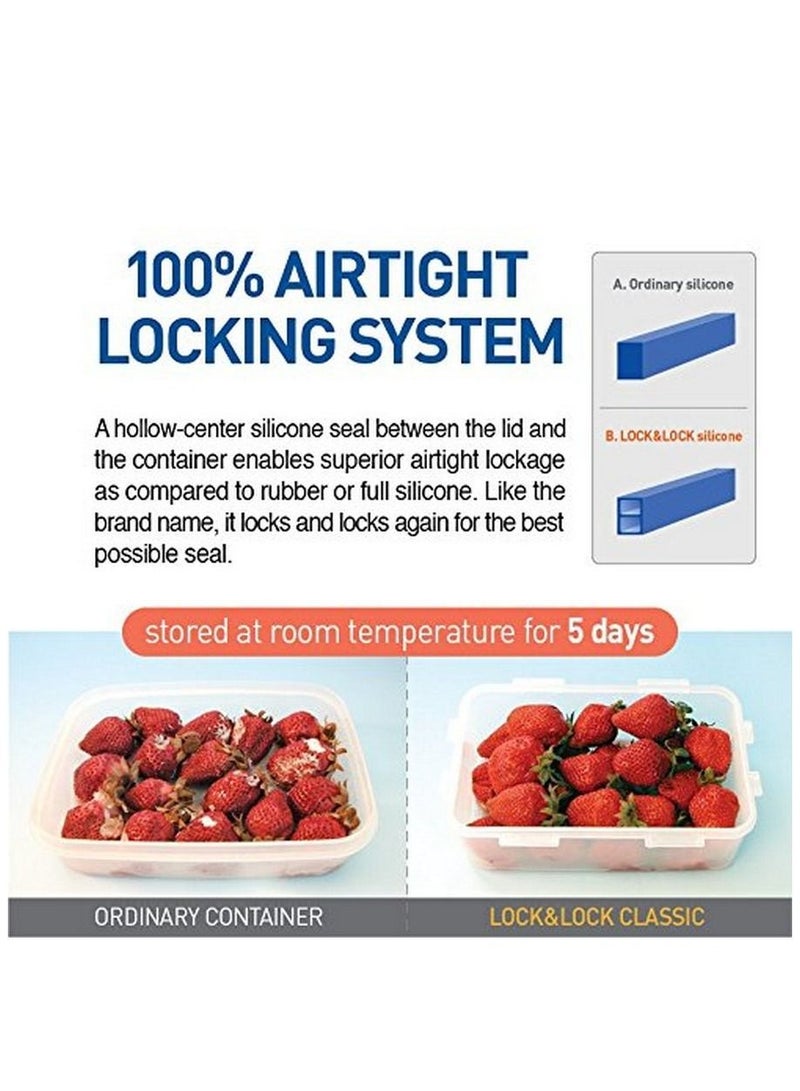 LOCK & LOCK SQUARE FOOD CONTAINER 1.6 L