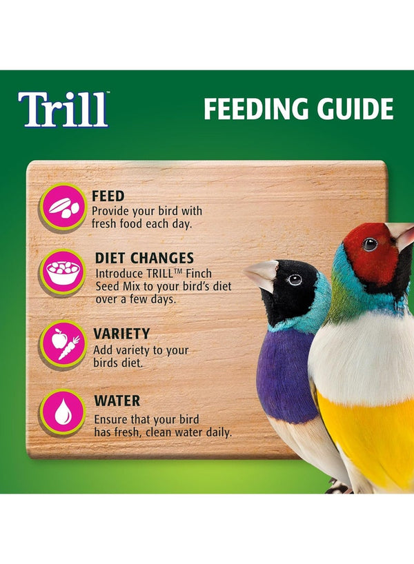 Trill Finch Seed Mix 500g - Premium Bird Food