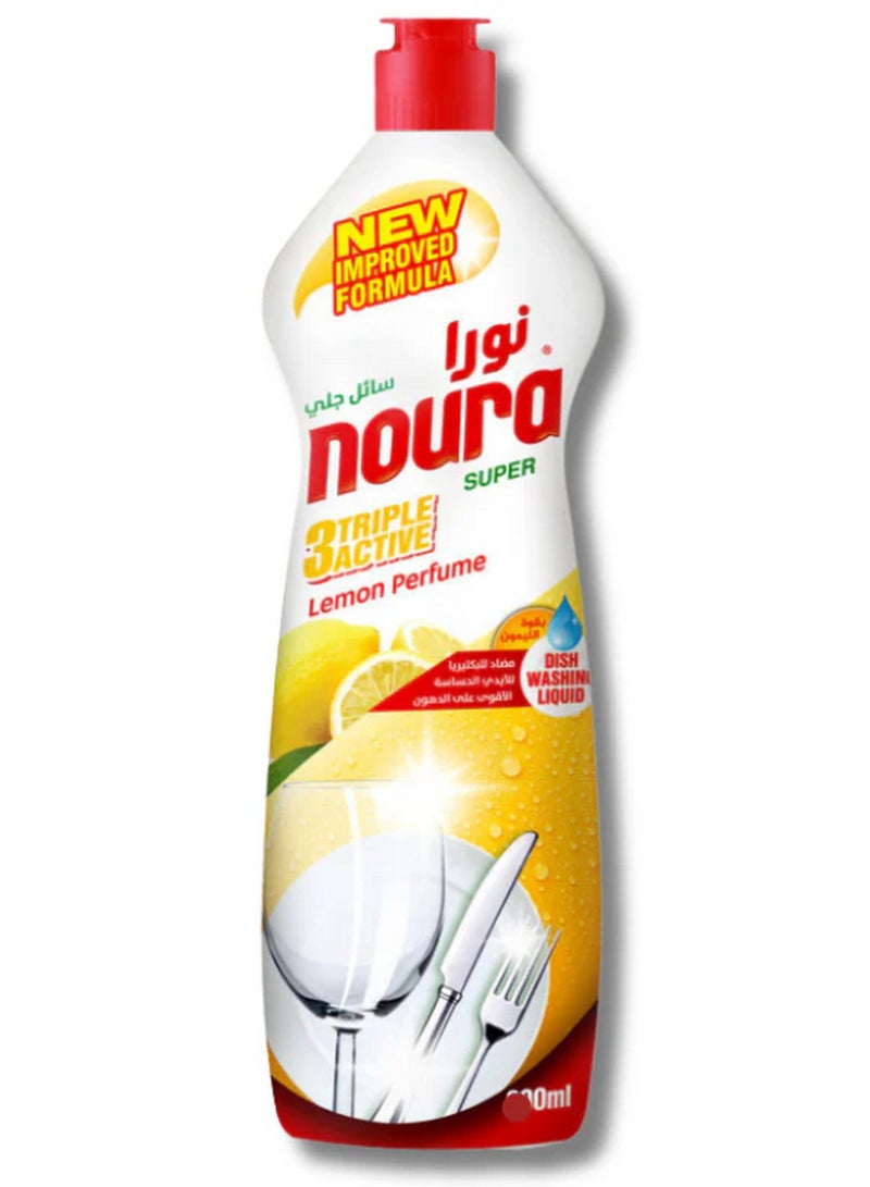 Noura Dishwashing Liquid Lemon 800 ML