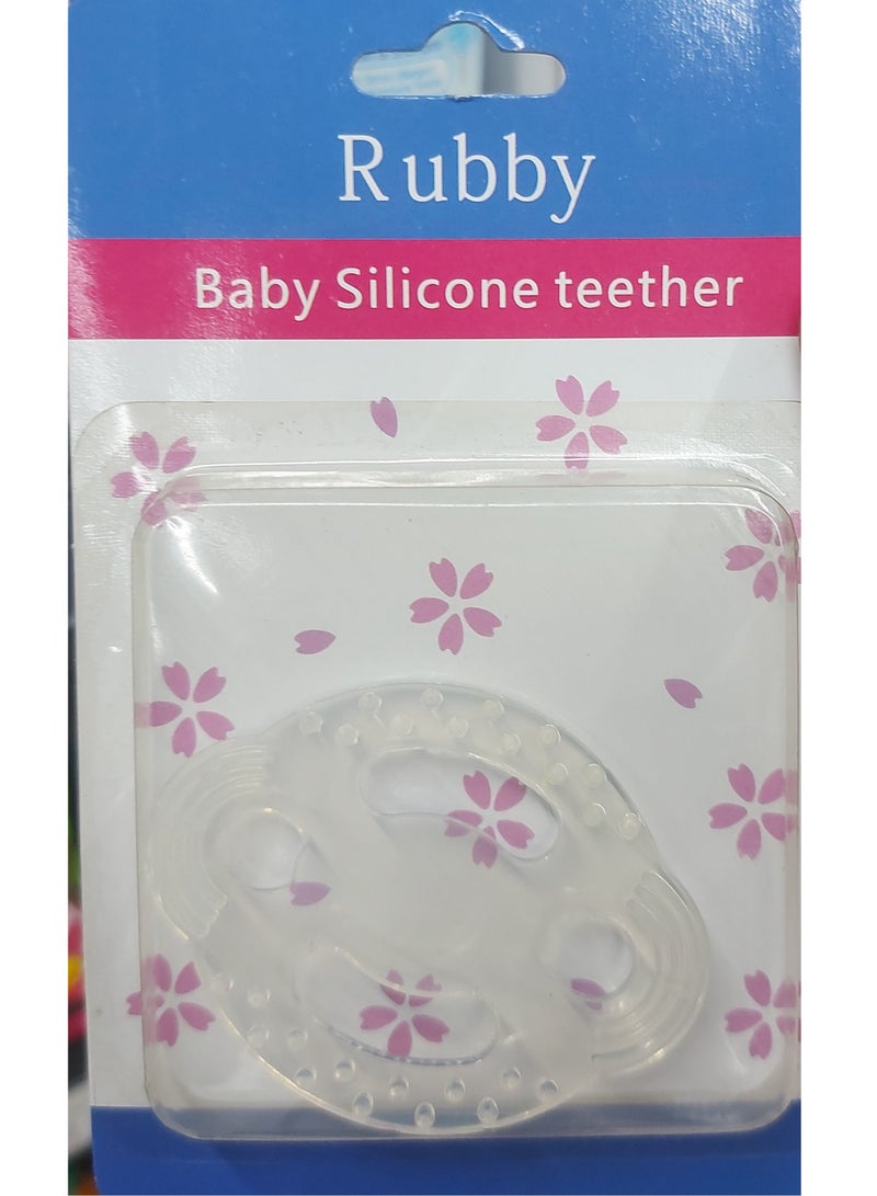 Rubby Baby Silicone Teether for Sore Gums