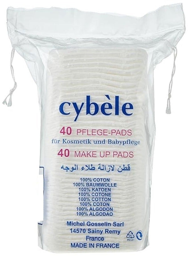 CYBELE Square Cotton Pads 40 Pieces