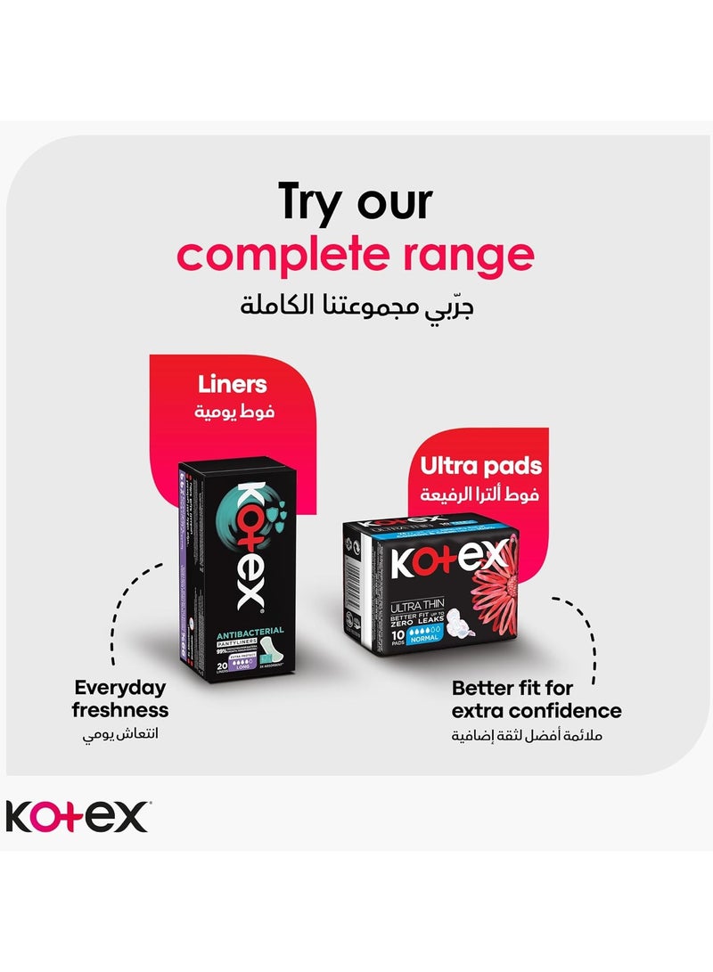 Kotex Maxi Protect Thick Pads 50 Count