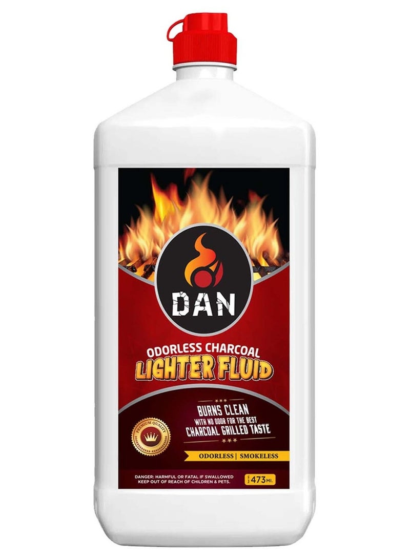 Dan Odorless Charcoal Lighter Fluid - 473 ML