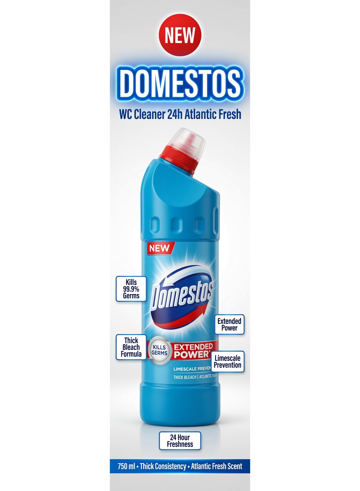 24h atlantic, 24h atlantic fresh, atlantic fresh, atlantic fresh thick, cleaner 24h, cleaner 24h atlantic, consistency bleach, deep cleaning, domestos, fresh thick, fresh thick consistency, home key, multi-purpose, thick consistency, thick consistency ble