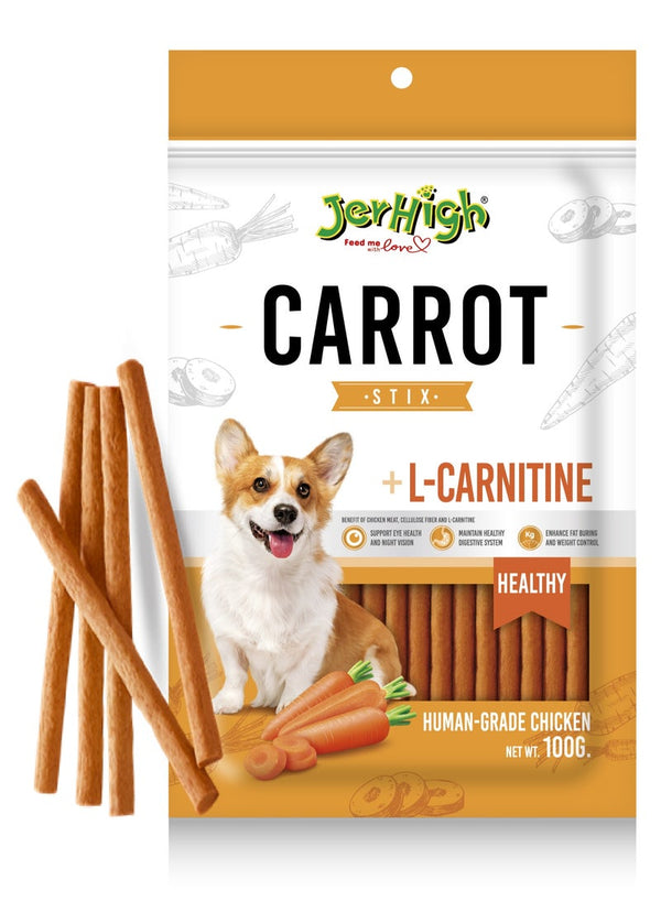Jerhigh Carrot Stix Dog Treats 100g