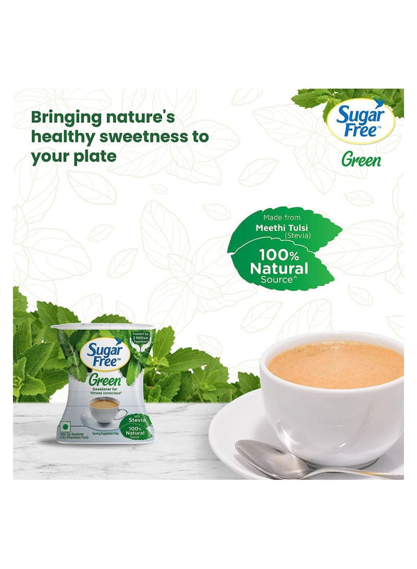 Sugar Free Green Meethi Tulsi 100 Pellets by Sugar Free