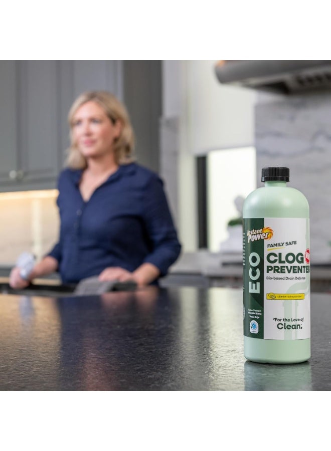 Eco Clog Preventer Drain Cleaner 946.35 ML Instant Power