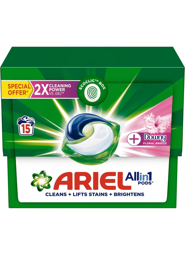 Ariel Floral Breeze Pods 15 Count Laundry Detergent
