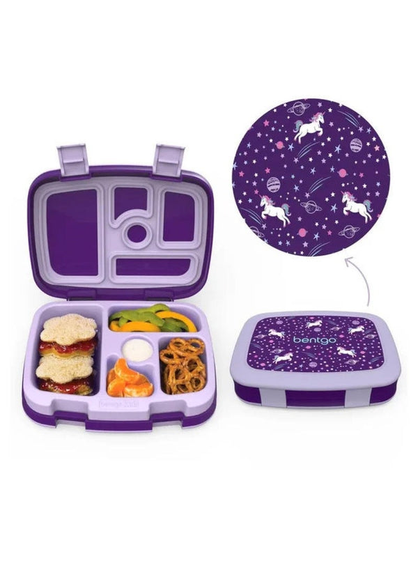 Yumbox Kids Bentgo Lunch Box Unicorn Print
