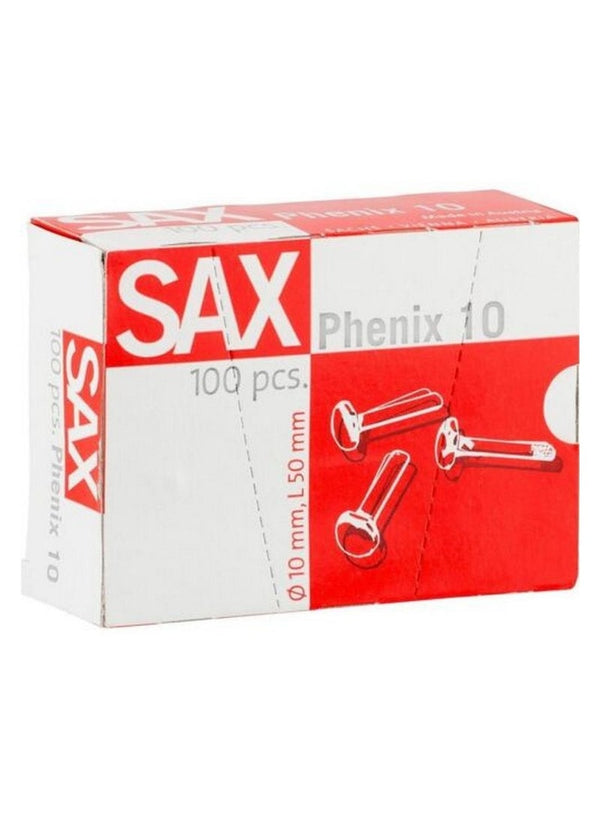 Sax Round Head Clips 100 Pcs 10Mm - Premium Office Supplies