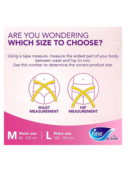 Fine Active Postpartum Diapers Medium Size Pack