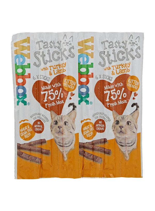 Webbox Cats Delight Tasty Sticks Turkey and Lamb