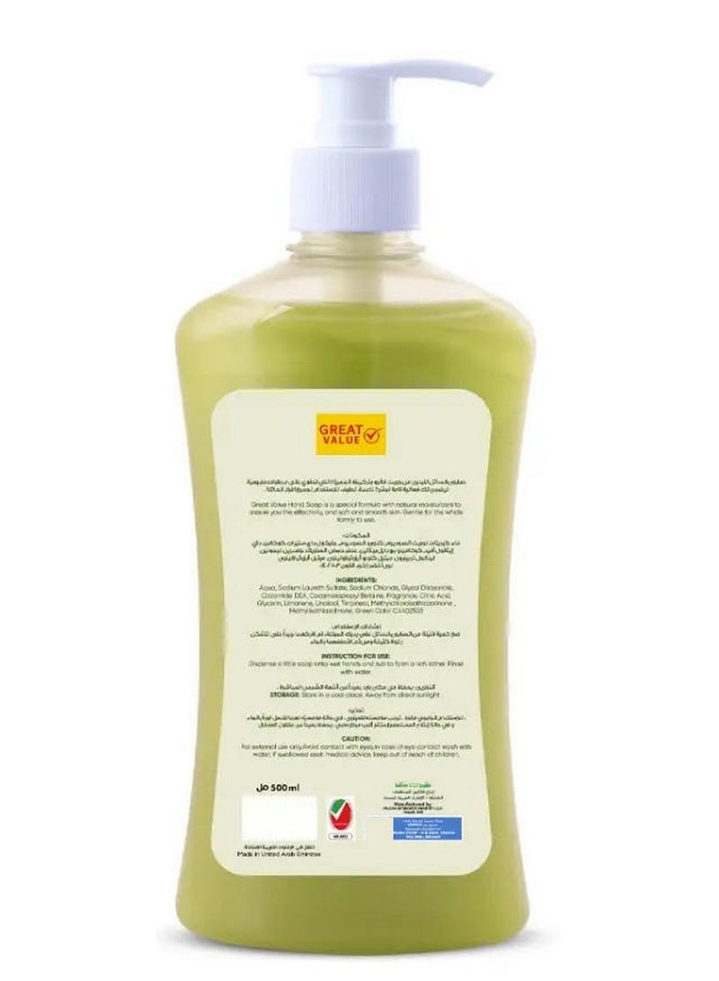 Great Value Liquid Hand Soap Herbal 500 ML