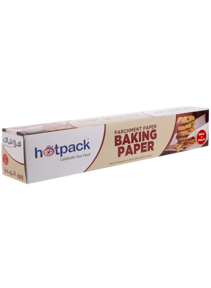Hotpack Baking Paper Roll 30Cm X 75 Sq Ft