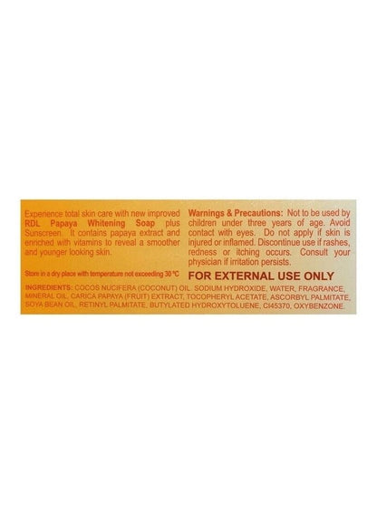 RDL Papaya Whitening Soap 135 Grams