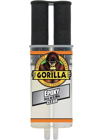 Gorilla Epoxy Syringe Clear 25 ML