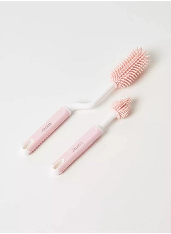 JUNIORS Silicone Bottle and Nipple Brush Set