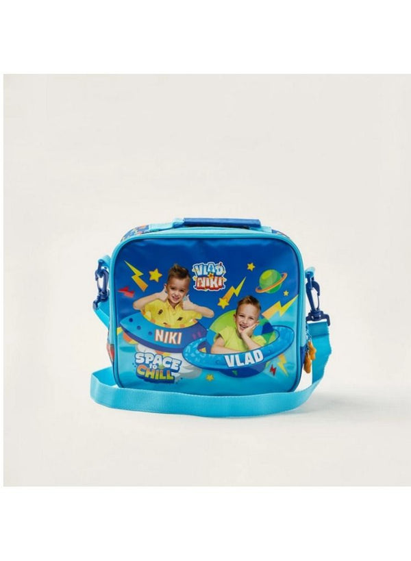 VLAD & NIKI Printed Lunch Bag with Strap