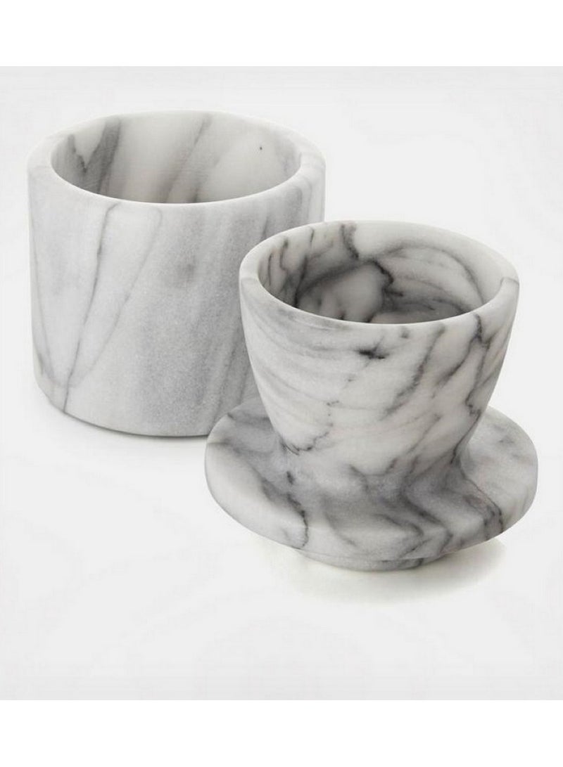 Marble Butter Keeper by Crate&Barrel