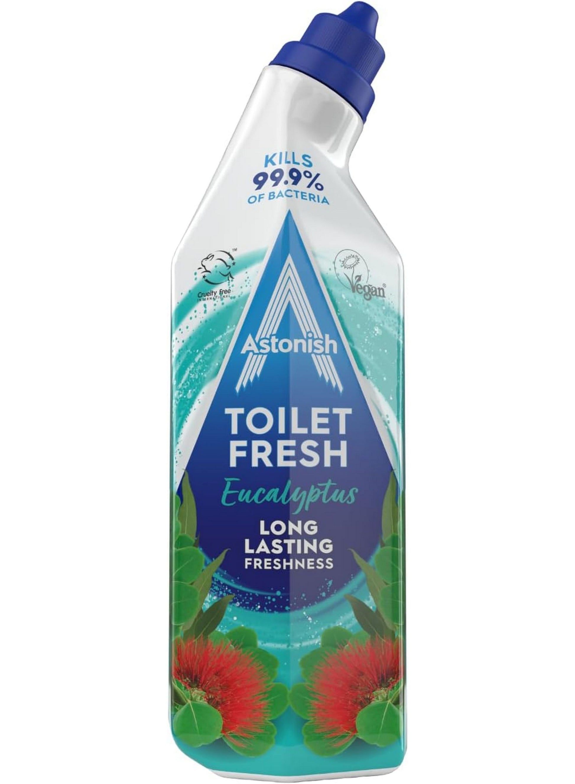 astonish, buildup fast, cleaning prevent, cruelty free, eucalyptus long, fast working, fragrance kills, free vegan, free vegan 750ml, fresh eucalyptus, lasting fragrance, long lasting, toilet fresh, vegan 750ml, working cruelty