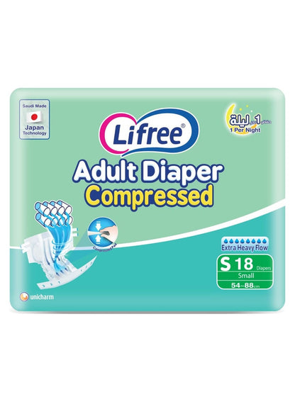 Lifree Adult Diapers Small Size, 18 Pieces