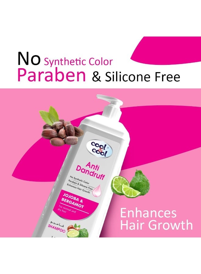 Cool & Cool Jojoba Bergamot Anti Dandruff Shampoo