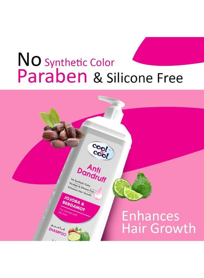 Cool & Cool Jojoba Bergamot Anti Dandruff Shampoo