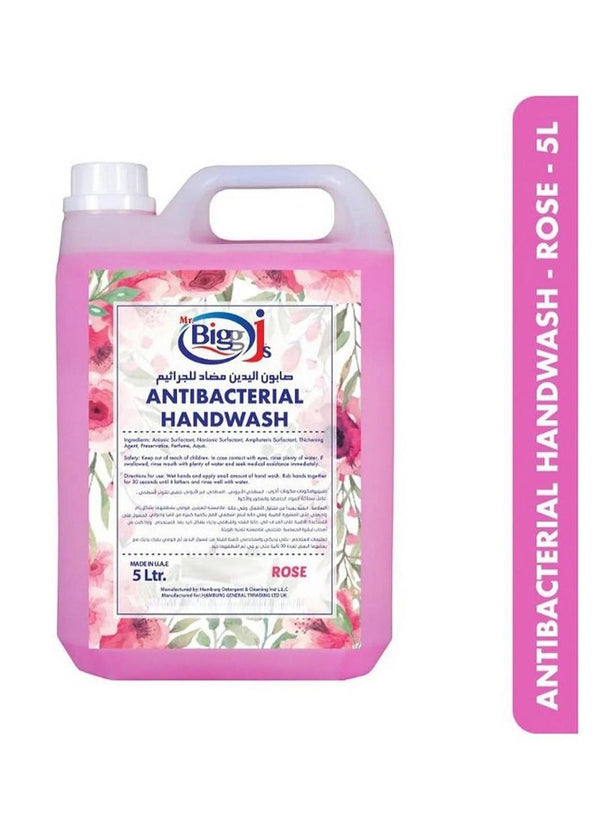 Mr. Bigg J'S Antibacterial Hand Wash Rose 5L