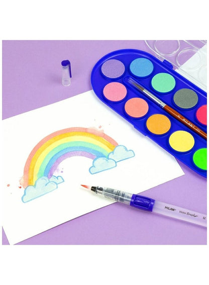 MILAN Watercolour Tablets with Brush