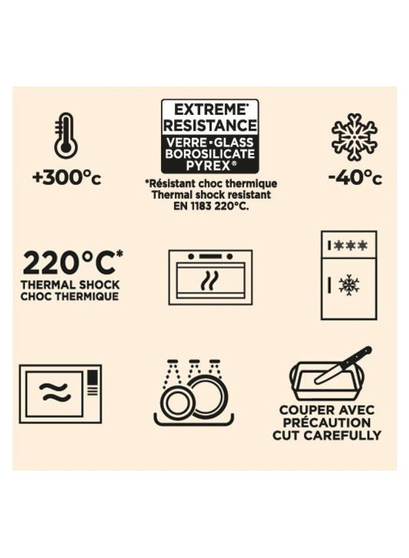 PYREX Rectangle Roaster Daily Set - Premium Quality