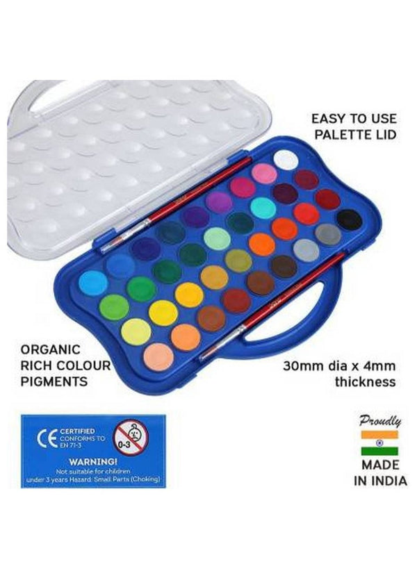 DOMS Water Colour Cake 36 Shades - Premium Quality