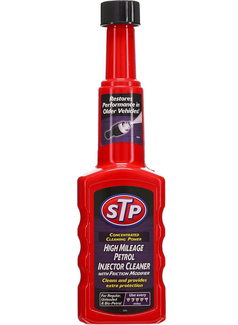 STP High Mileage Car Petrol Injector Cleaner 200 ML