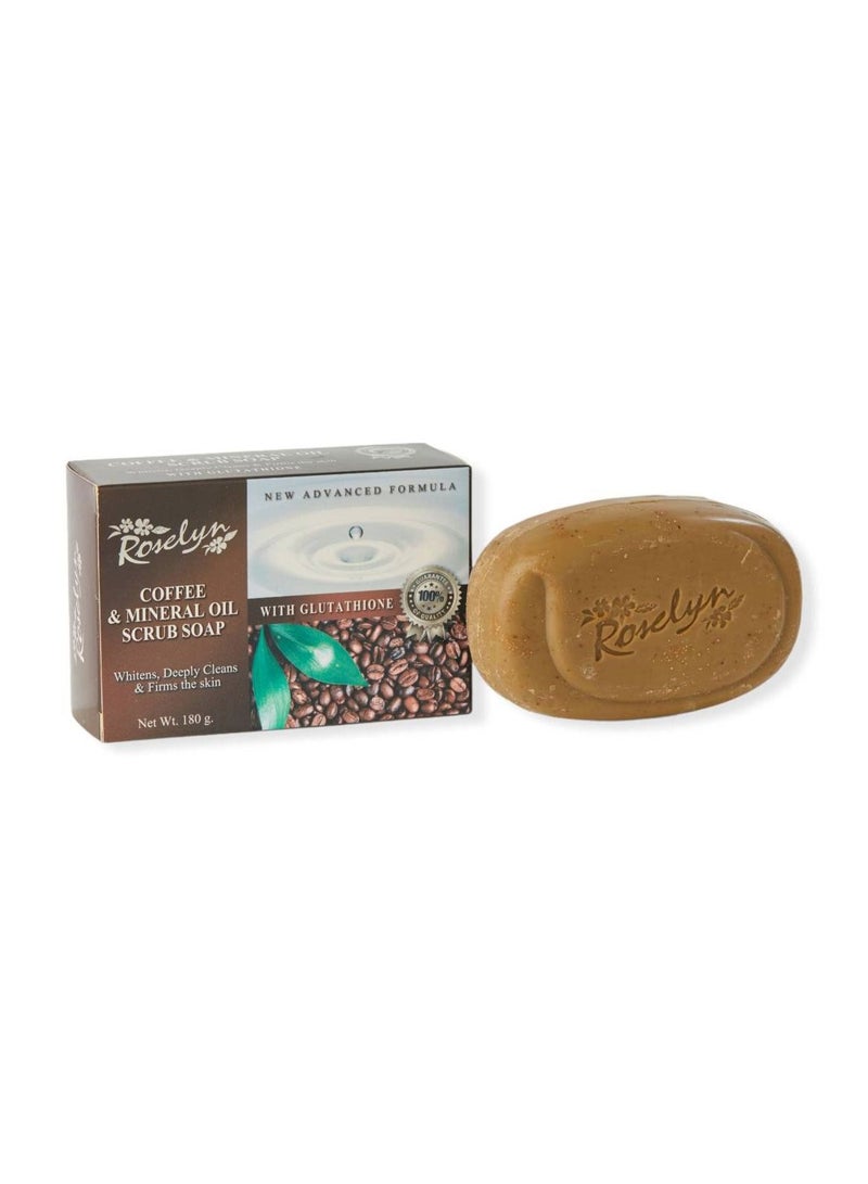 Roselyn Coffee & Mineral Scrub Soap 180g