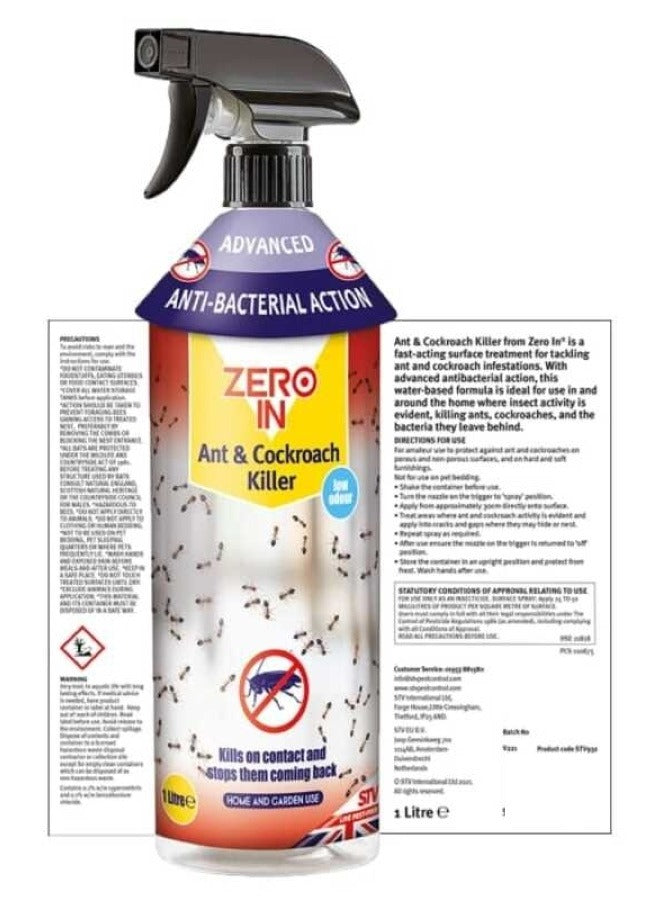 1litre indoor, added germ, ant cockroach, ant cockroach killer, ant killer, ants earwigs, beetles zero, cockroach killer, cockroach killer spray, defenders ant, germ control, homes patios, killer 1litre, killer spray, stv