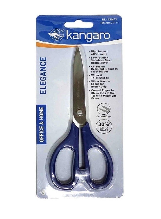 Kangaro Elegance Curved Edge Scissor 7.25 Inch