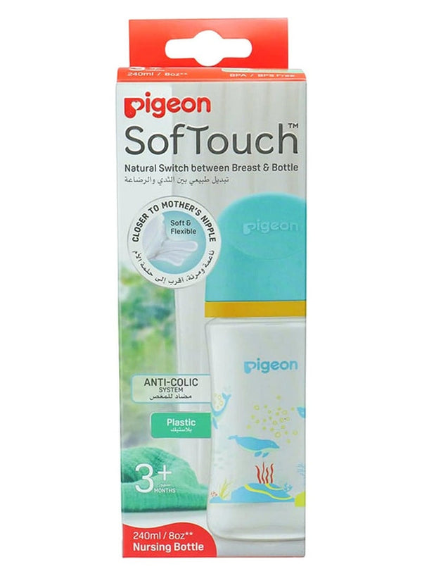 Pigeon Softouch Nursing Bottle 240ML Blue