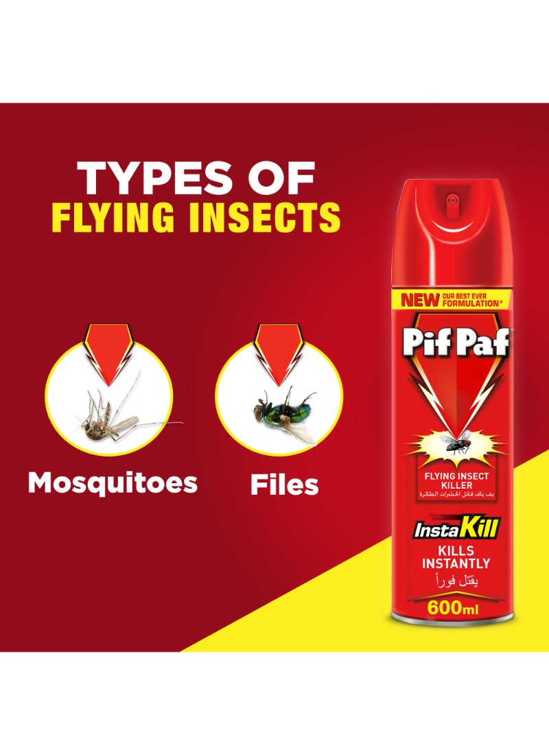 Pif Paf PowerGard Mosquito And Fly Killer 600ml
