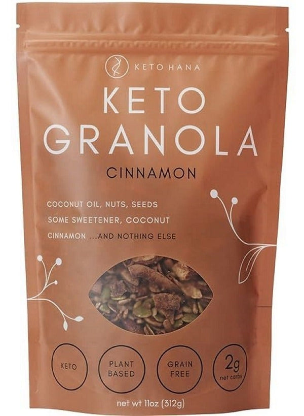Cinnamon Keto Granola 300g - KETO HANA