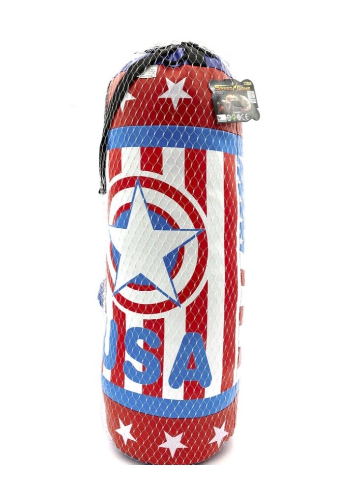 Speed Game Boxing Bag & Gloves Set