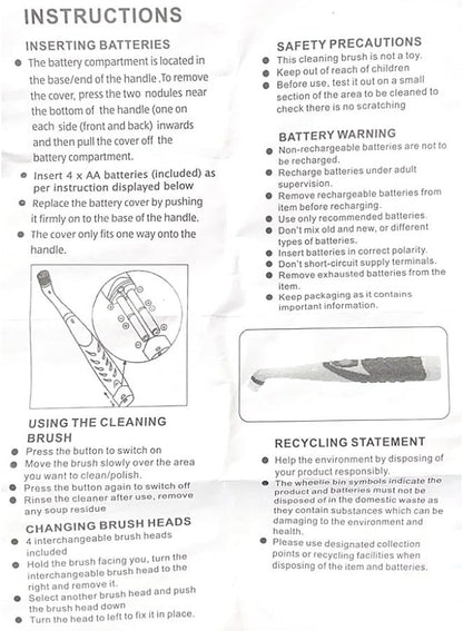 Household Cleaning Brush, Pink, Stardrops