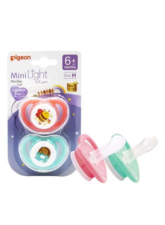 Pigeon Minilight Pacifier Twin - Assorted
