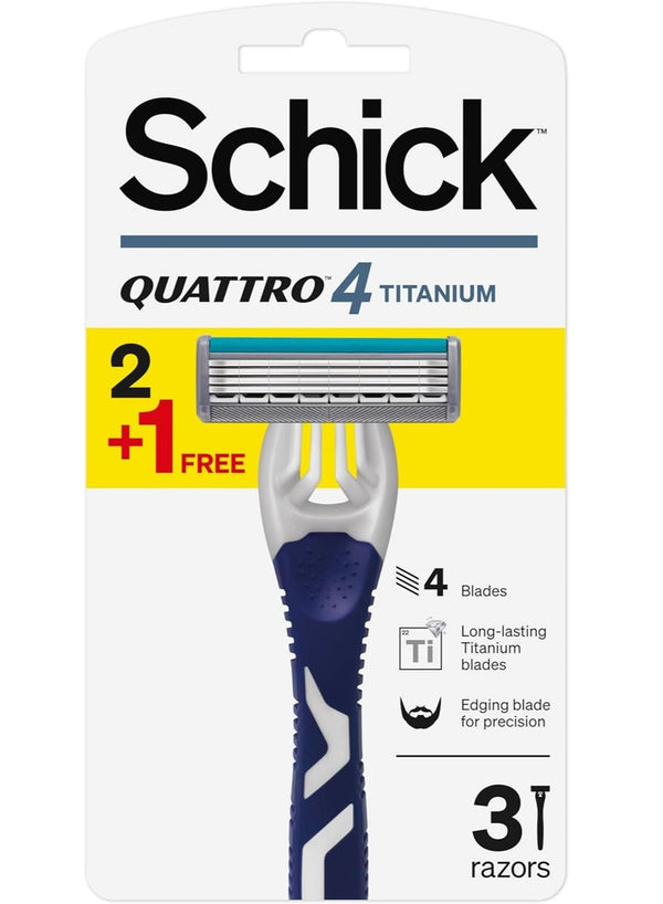 Schick Quattro Titanium Razor for Men