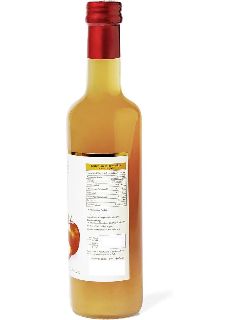 Earth's Finest Organic Apple Cider Vinegar 500 ML