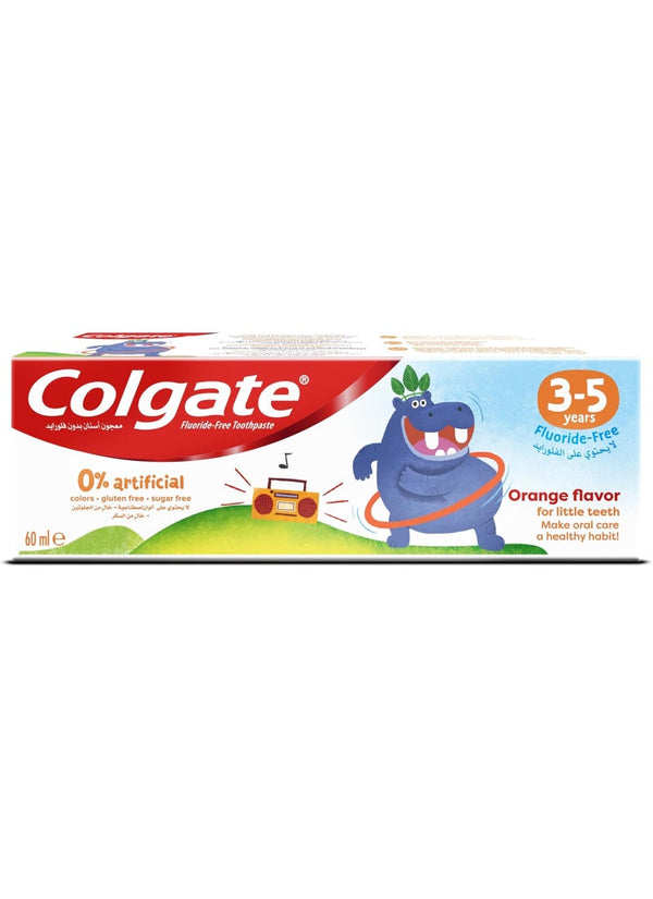 Colgate Kids Toothpaste Natural Orange Flavour 60ml