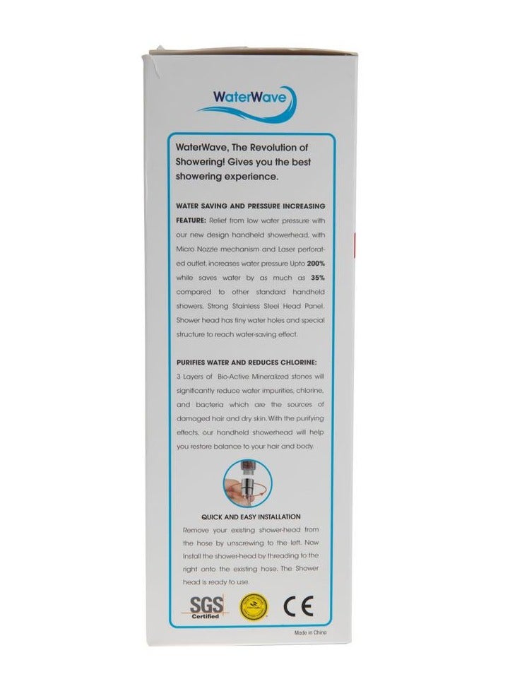 WaterWave LED Temperature Control Shower Head