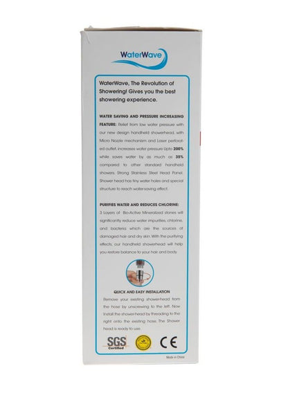 WaterWave LED Temperature Control Shower Head